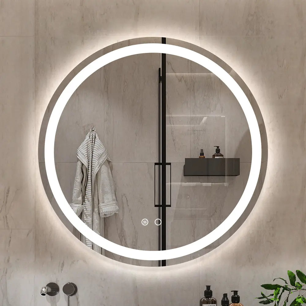 Round Backlit LED Bathroom Mirror With Light SY91071 SY