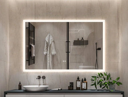 Vanity Mirror With Lights LED Frameless Design SY91069 SY