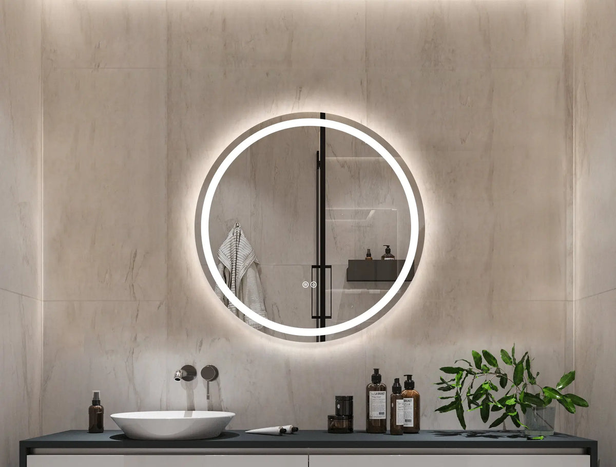 Round Backlit LED Bathroom Mirror With Light SY91071 SY